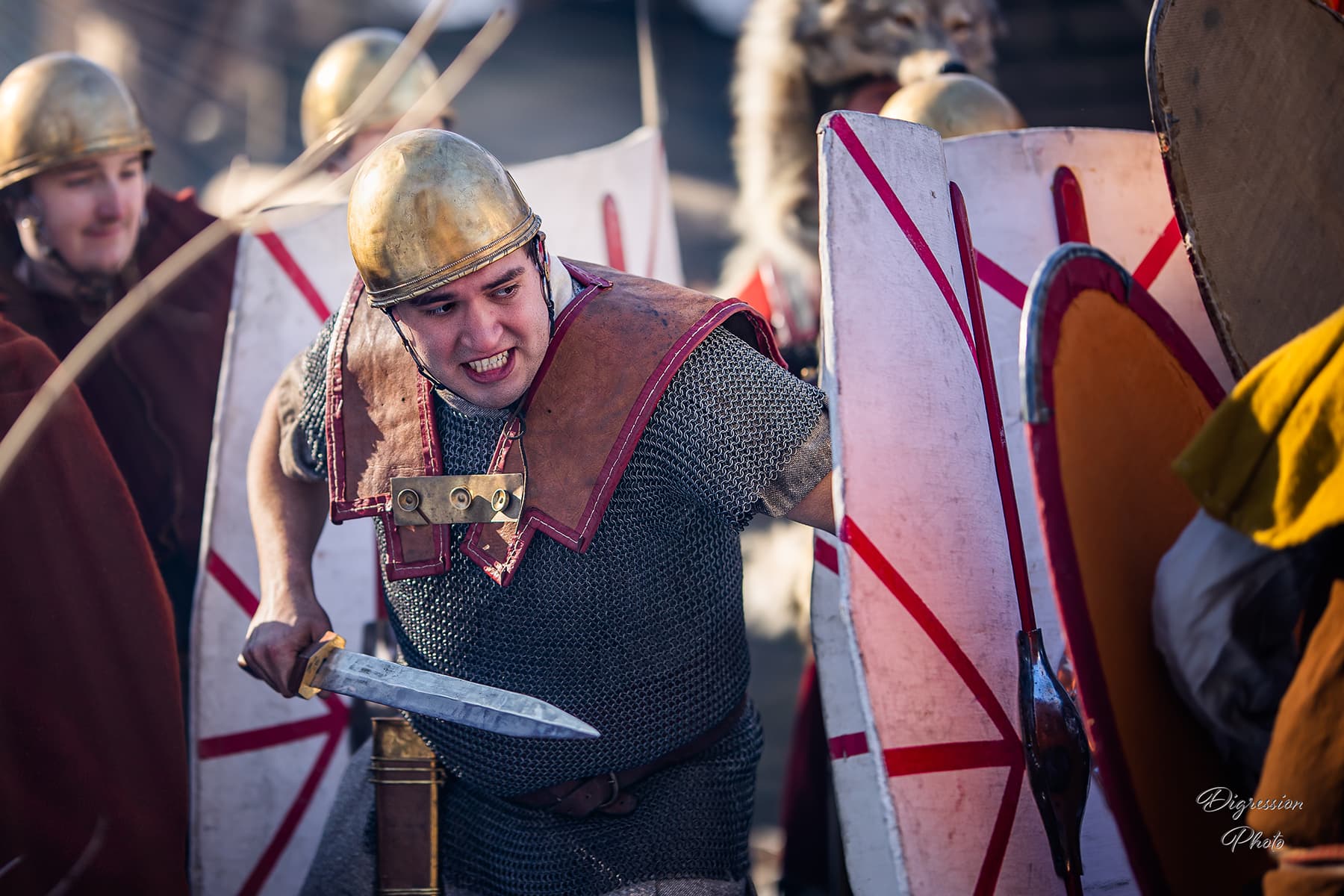 légionnaire romain combat glaive César
